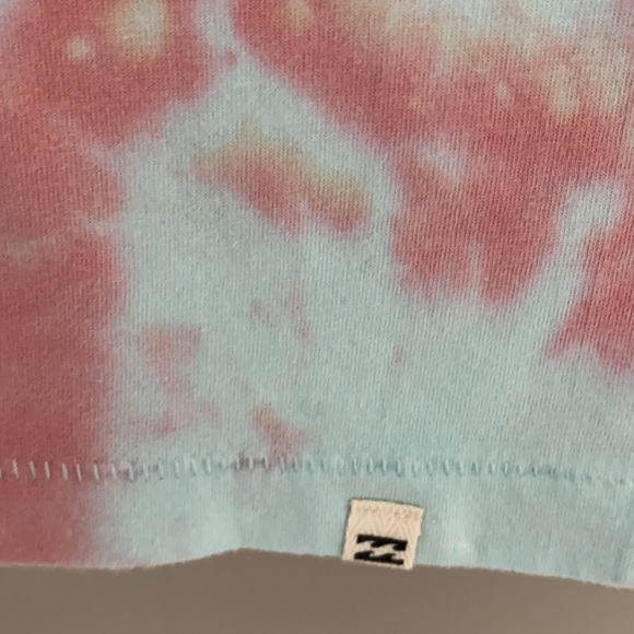NWT Billabong Hello Tee Multi Shirt Tie Dye Size 6 - Picture 4 of 9